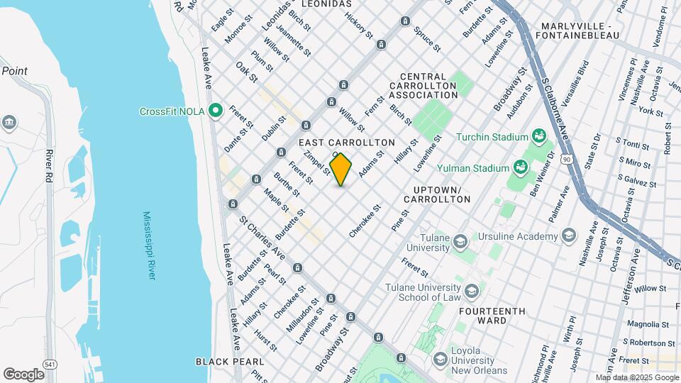 1030 Adams St Mapa y Detalles de la Ubicación