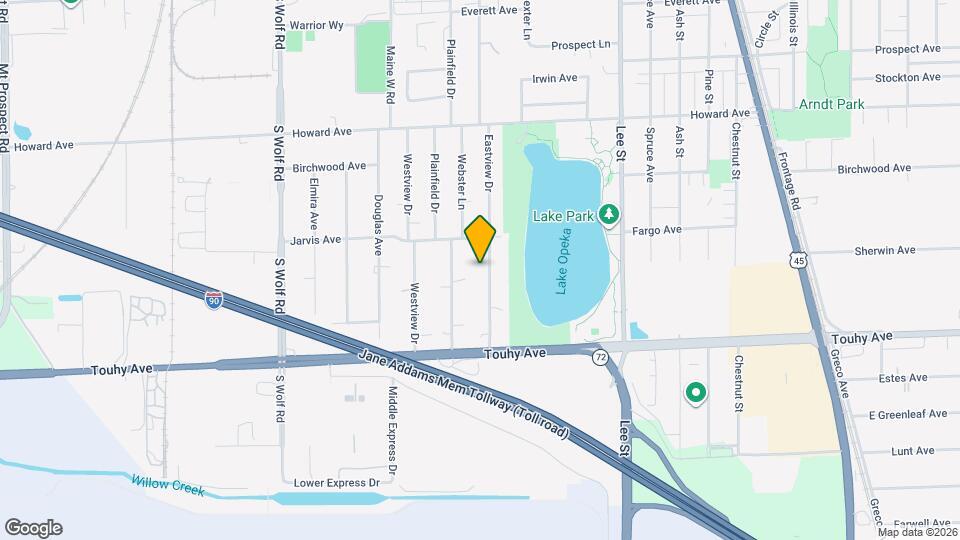 2242 Eastview Dr Map and Location Details