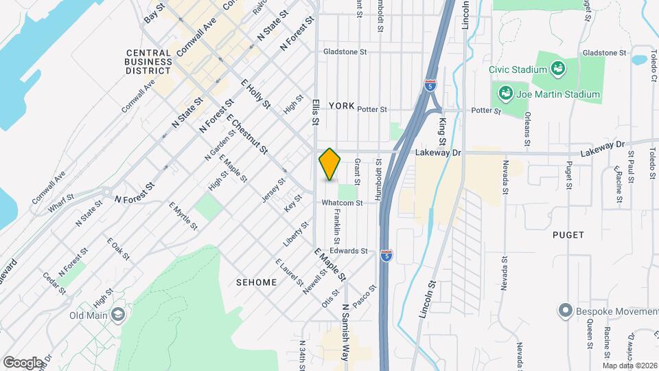 1221 Franklin St Map and Location Details