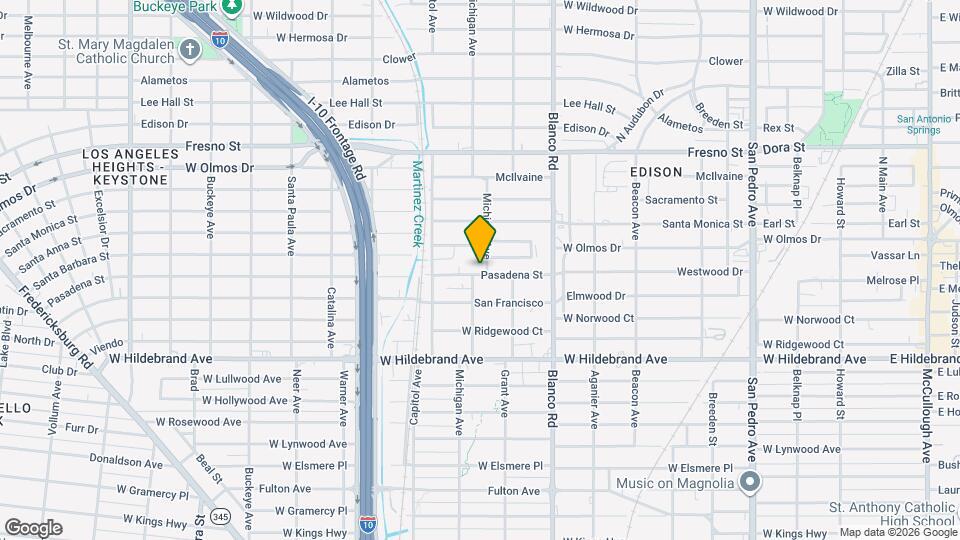 1033 Pasadena St Mapa y Detalles de la Ubicación