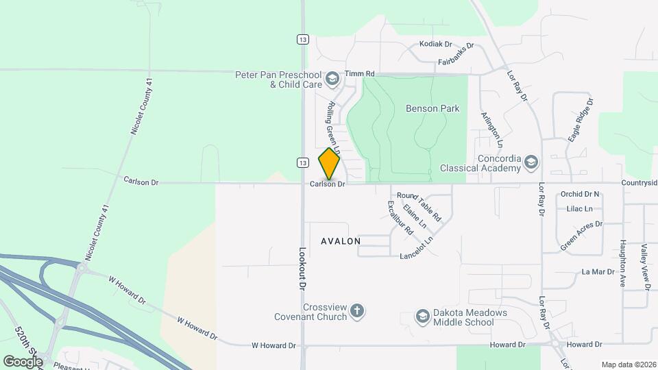 2085 Carlson Dr Map and Location Details