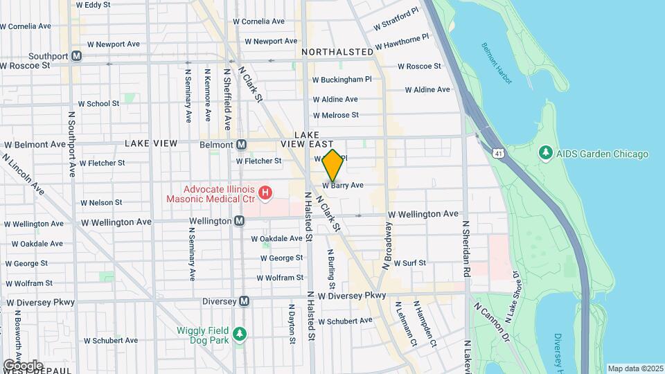 723 W Barry Ave, Unit A1 Mapa y Detalles de la Ubicación