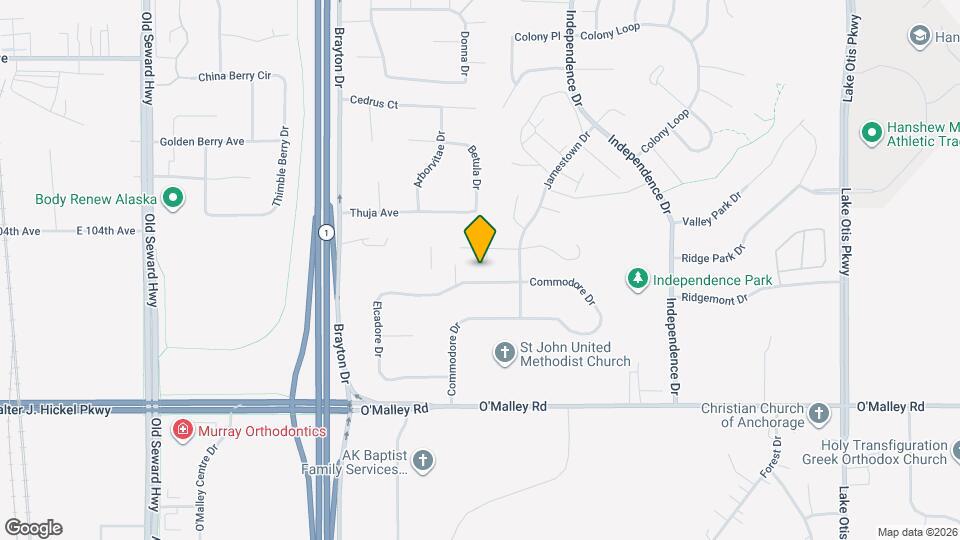 1781 Elcadore Dr, Unit Unit1 Map and Location Details