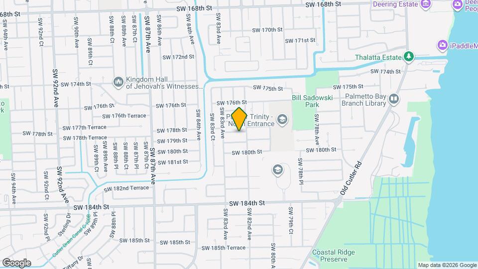 8224 SW 178th Terrace Map and Location Details