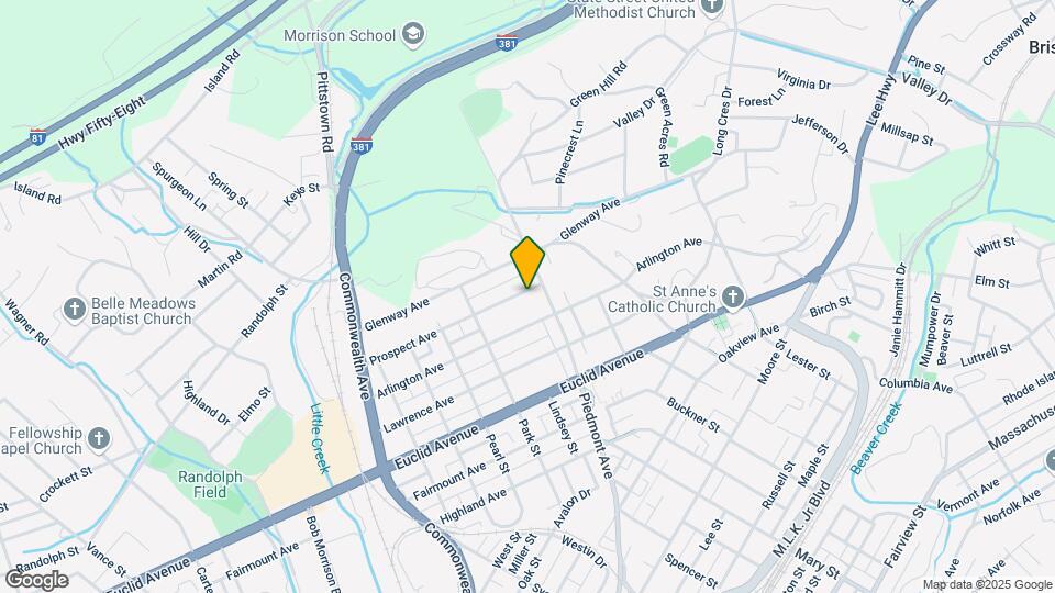 712 Prospect Ave Map and Location Details