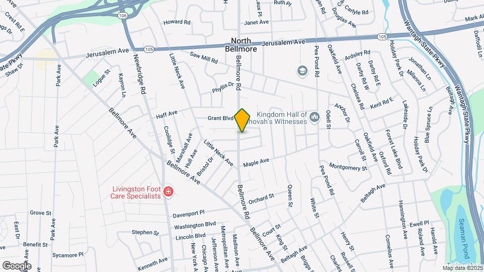 1433 Bellmore Rd Mapa y Detalles de la Ubicación