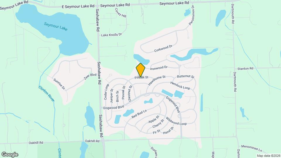 3643 Pinoak St Mapa y Detalles de la Ubicación