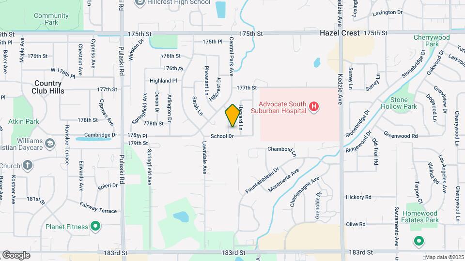 17861 Princeton Ln Map and Location Details