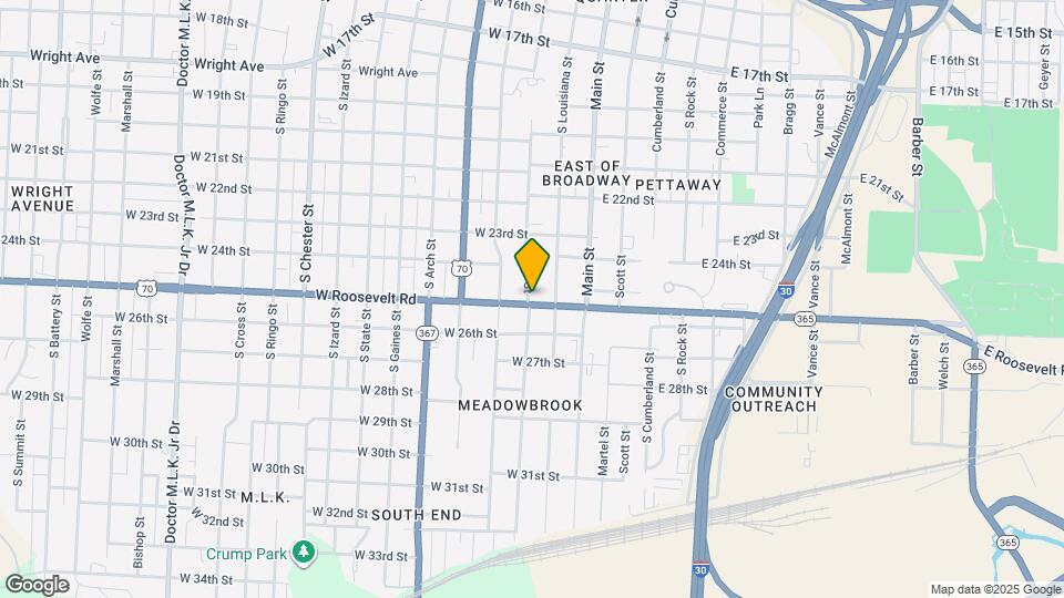 2423 Center St Map and Location Details