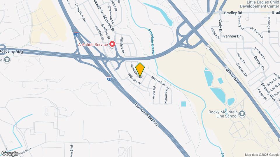 1556 Chadwick Dr Map and Location Details