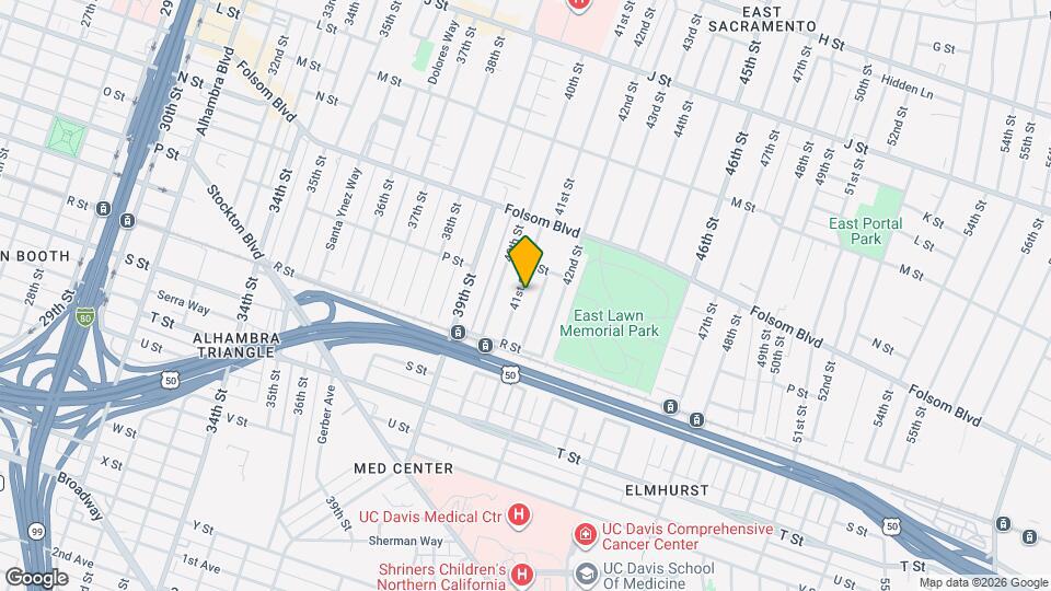 1701 41st St Map and Location Details