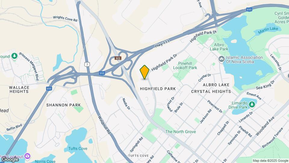 80 Highfield Park Dr Map and Location Details