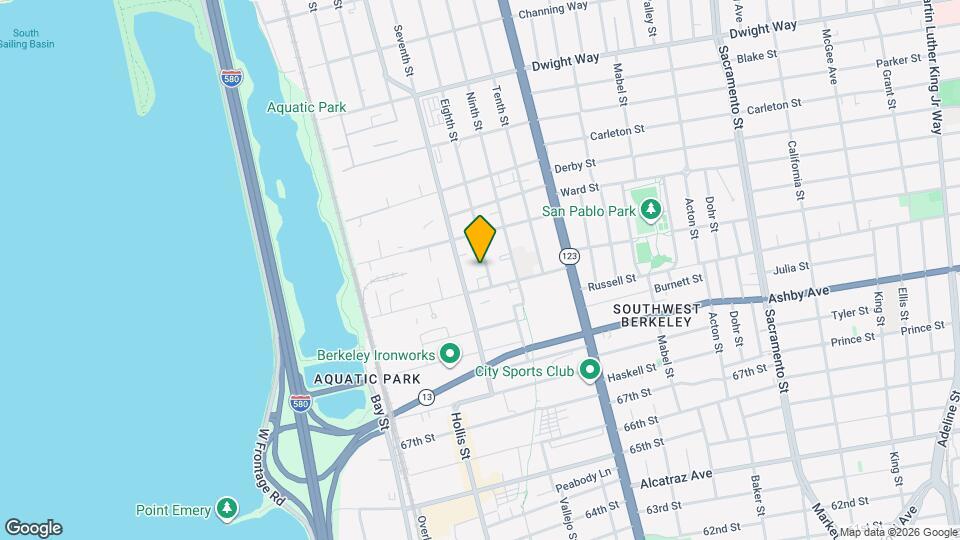 2832 Eighth St Map and Location Details