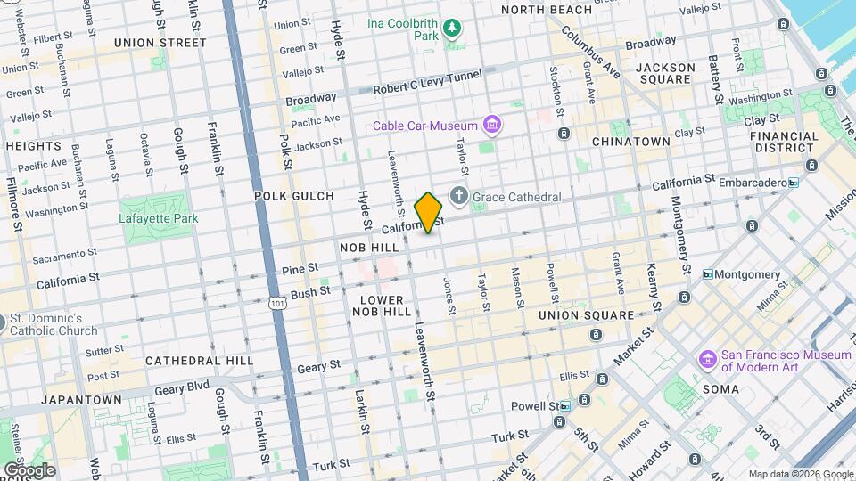 1140 Pine St Map and Location Details