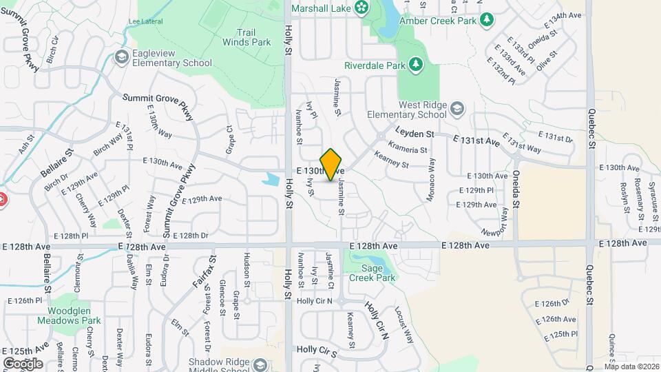 5936 E 129th Pl Map and Location Details