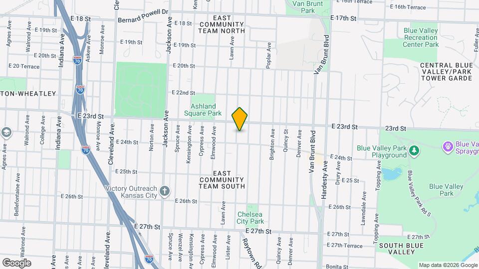 2323 Lister Ave Map and Location Details