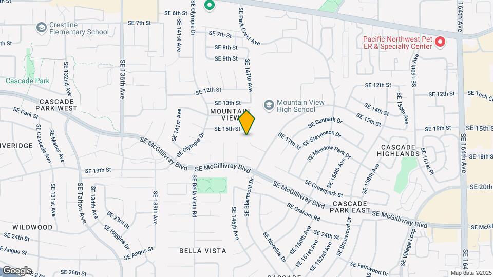 14702 SE 16th Cir Map and Location Details