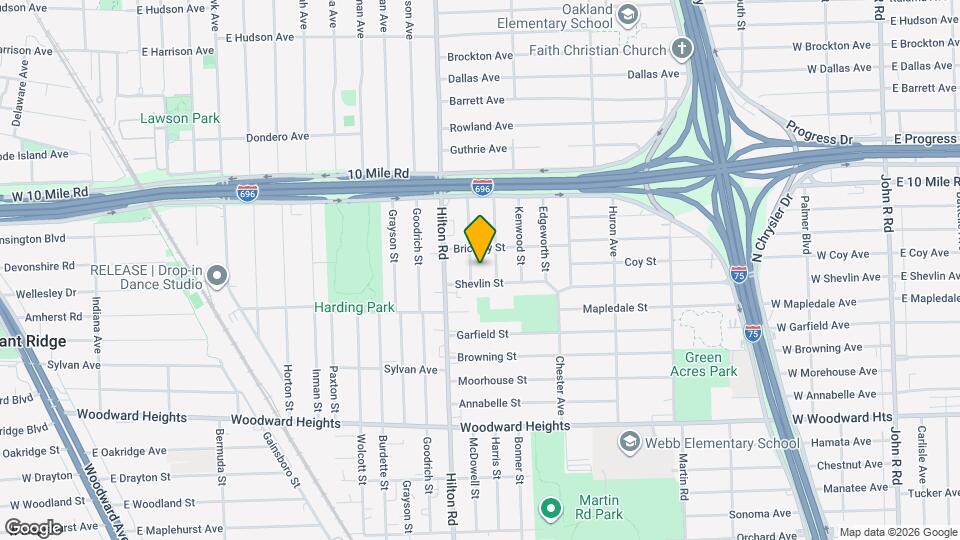 3204 McDowell St Map and Location Details