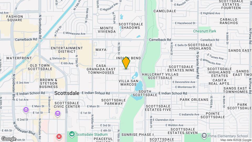 7826 E Heatherbrae Ave Map and Location Details
