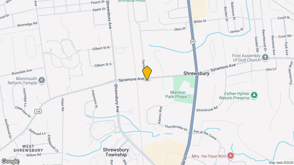 489 Sycamore Ave Map and Location Details
