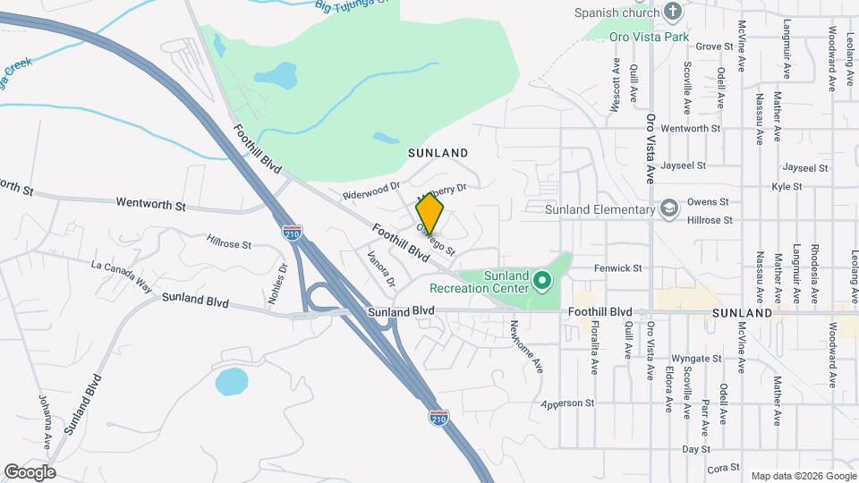 8946 Oswego St, Unit ADU Mapa y Detalles de la Ubicación