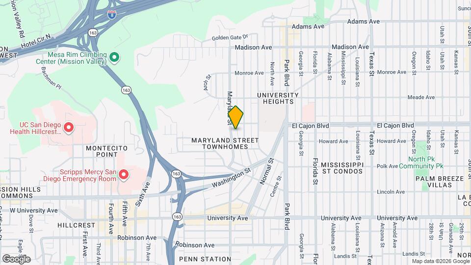 4261 Maryland St Mapa y Detalles de la Ubicación