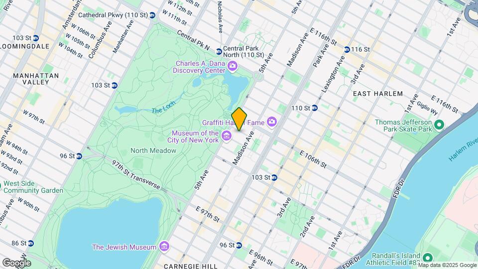 16 E 105th St Map and Location Details