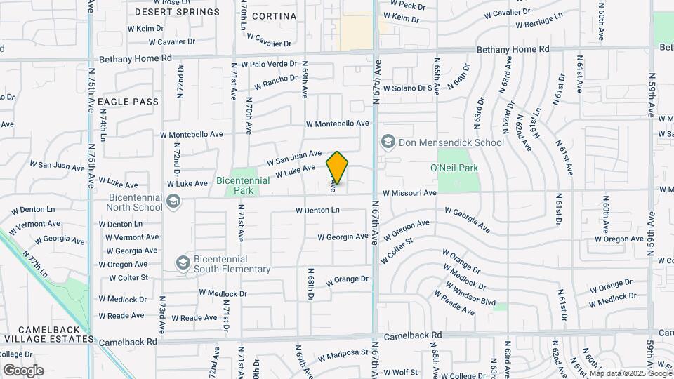 5501 N 68th Ave Map and Location Details