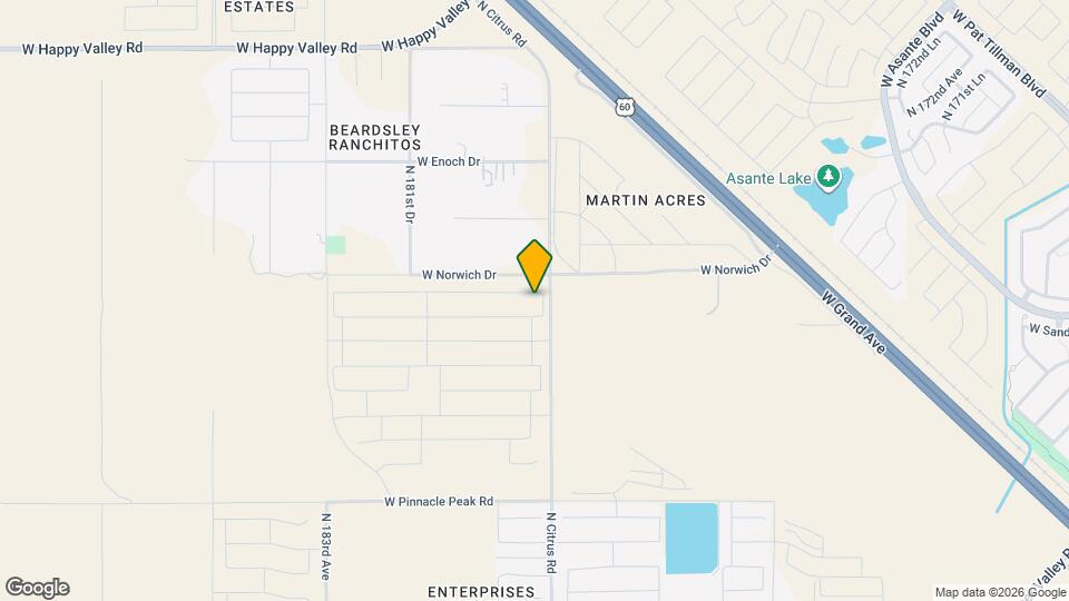 17939 W Calle Lejos Map and Location Details