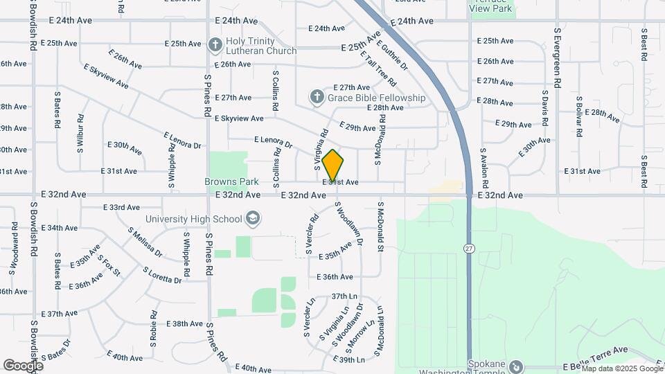 12816 E 31st Ave Map and Location Details