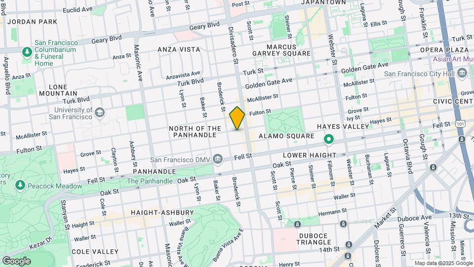 1349 Grove St Mapa y Detalles de la Ubicación