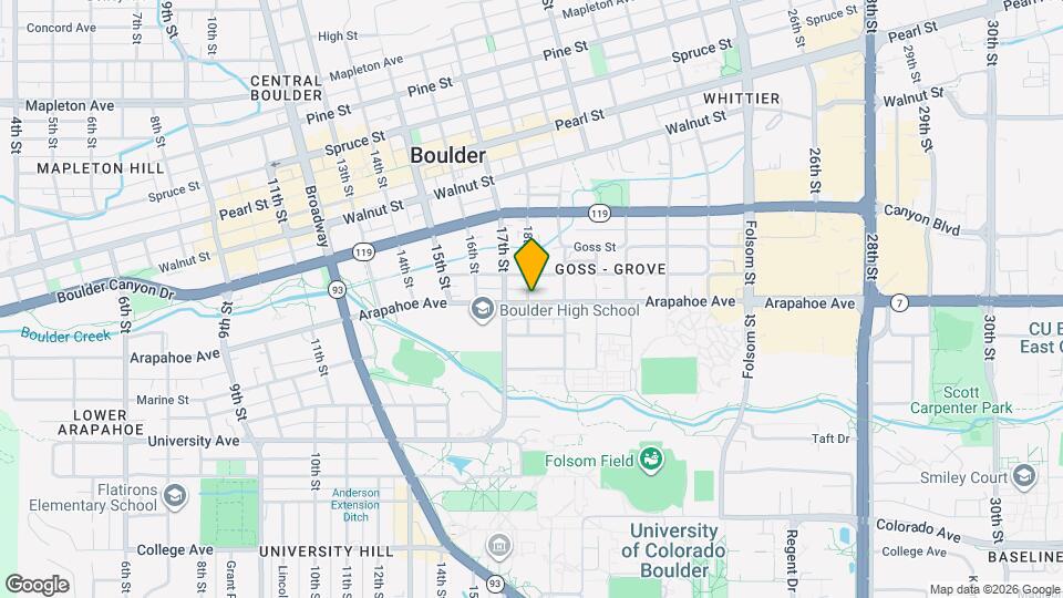 1514 18th St Map and Location Details