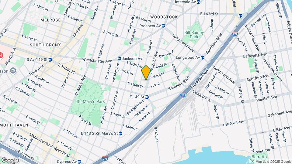 593 Prospect Ave Map and Location Details