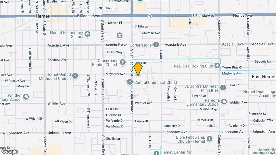 40381 Mayberry Ave Map and Location Details
