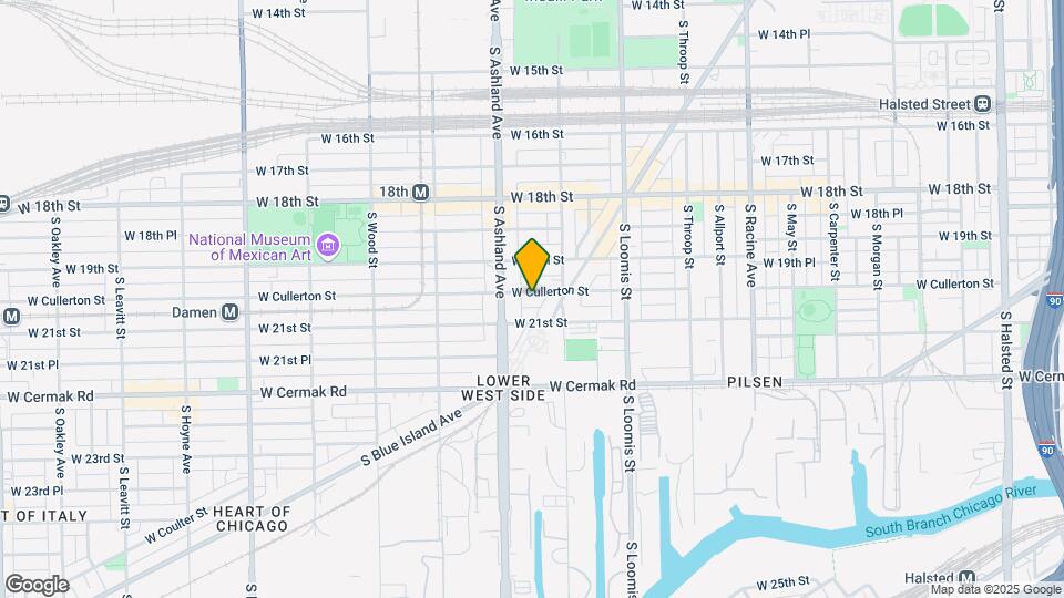 1529 W Cullerton St Map and Location Details