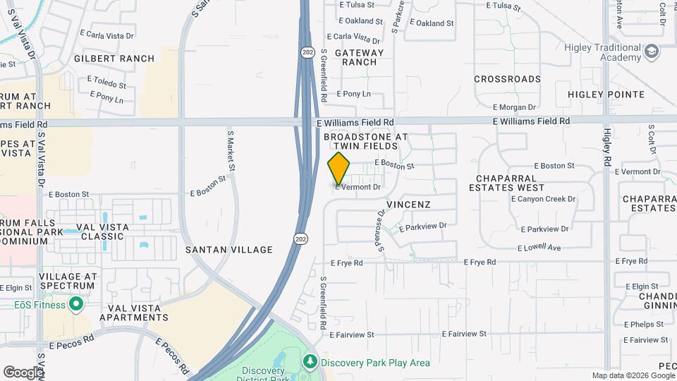 2449 E Vermont Dr Map and Location Details