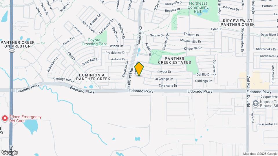 11001 La Grange Dr Map and Location Details