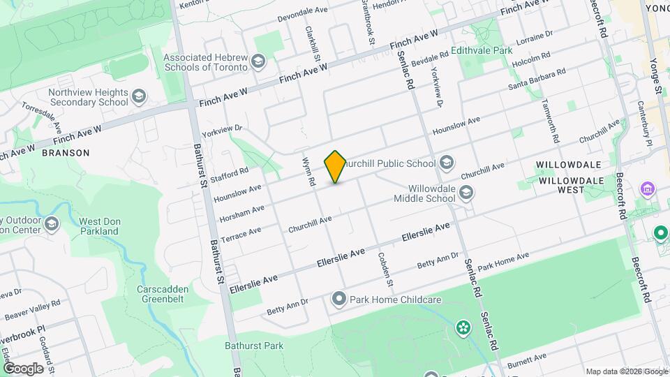 343 Horsham Ave Map and Location Details