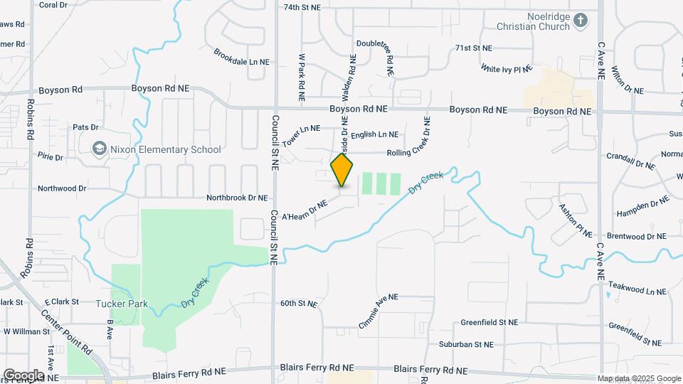 6430 Creekside Dr NE Map and Location Details
