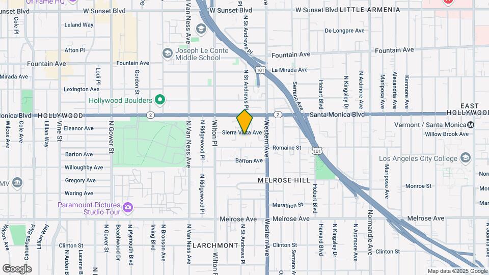 5452 Sierra Vista Ave Mapa y Detalles de la Ubicación