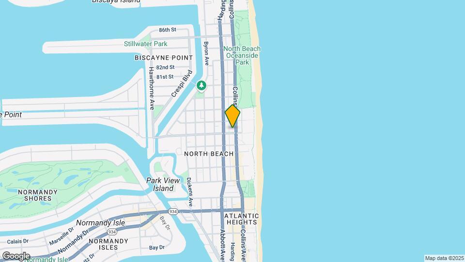 7700 Collins Ave Map and Location Details