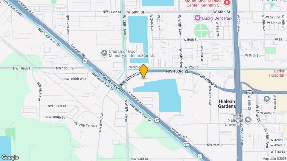 8474 NW 103rd St, Unit 109 Map and Location Details