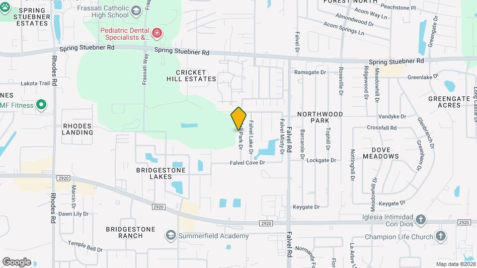 21607 Rainfall Park Dr Map and Location Details