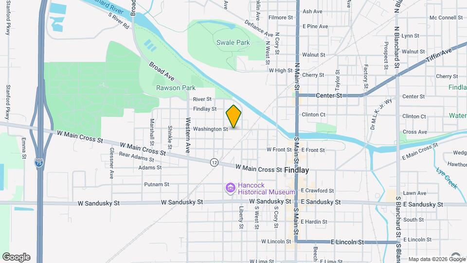 413 Washington St Map and Location Details