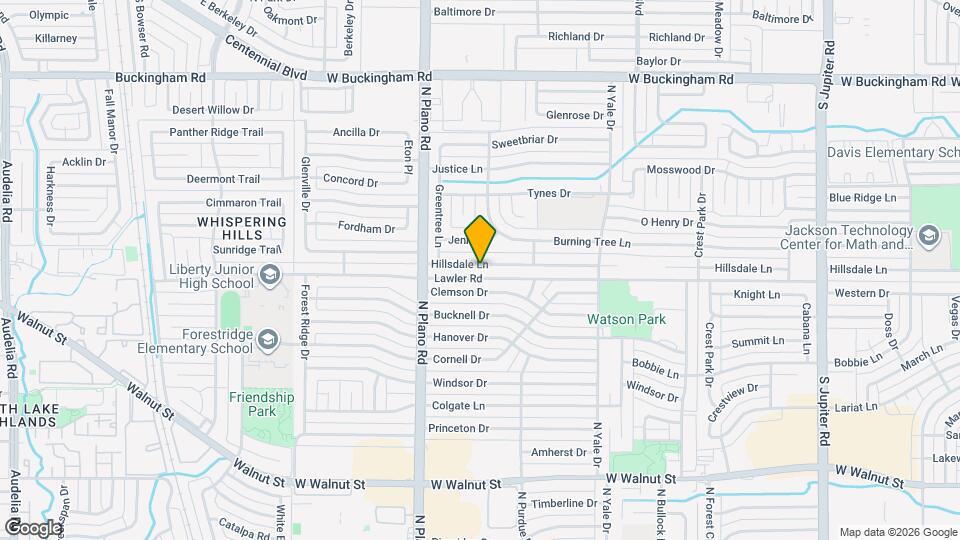 4314 Hillsdale Ln Map and Location Details