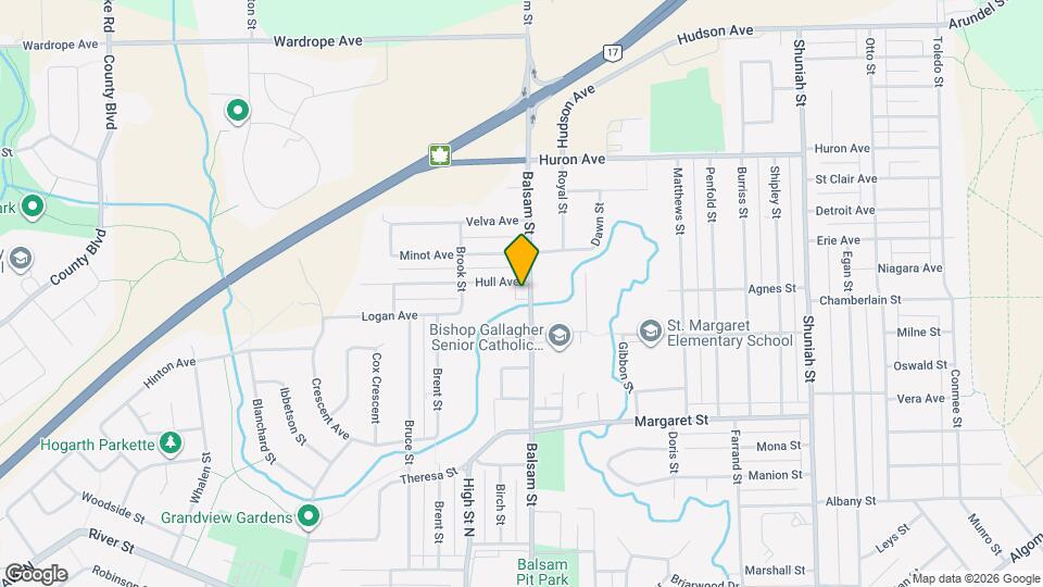 306 Balsam St Map and Location Details