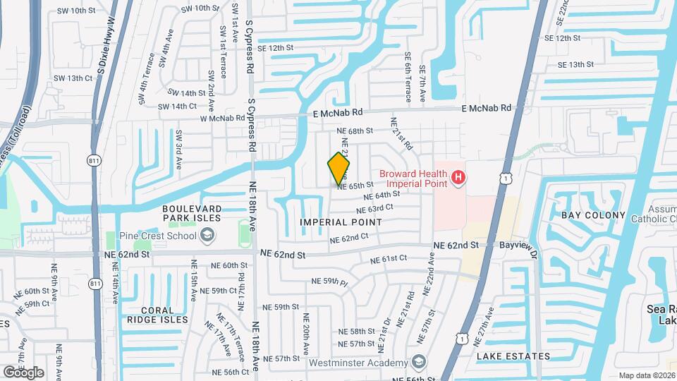 2080 NE 65th St Map and Location Details