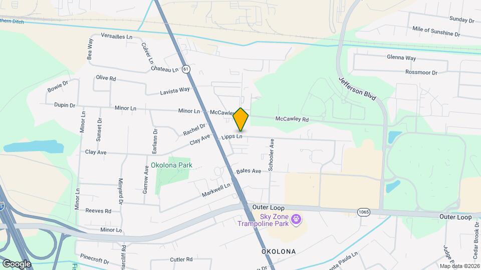 1216 Lipps Ln, Unit #103 Map and Location Details