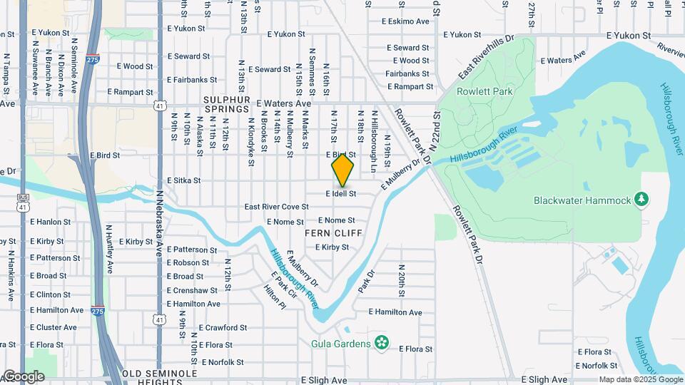 1716 E Idell St Map and Location Details