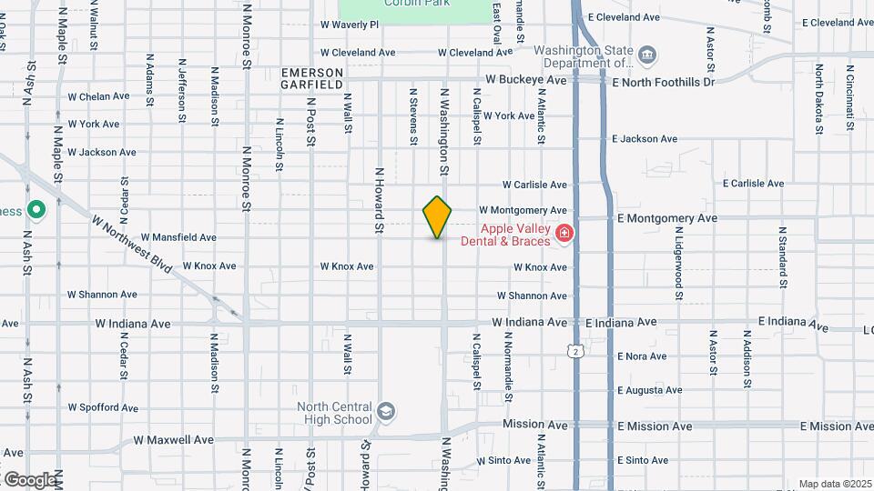 403 W Mansfield Ave Map and Location Details